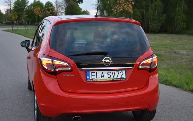 Opel Meriva cena 34900 przebieg: 149000, rok produkcji 2014 z Łask małe 781